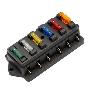 6/8/10/12 Way Mini Circuit Auto Fuse Box For Car Truck Van