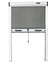 Moustiquaire coulissante invisible pour fenêtres, écran rétractable en fibre de verre, profilé en aluminium, moustiquaire de sécurité pour portes