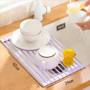 <span class=keywords><strong>Escurridor</strong></span> <span class=keywords><strong>de</strong></span> <span class=keywords><strong>Platos</strong></span> <span class=keywords><strong>Plegable</strong></span> <span class=keywords><strong>de</strong></span> <span class=keywords><strong>Silicona</strong></span> Tipo Soporte, Cubre Fregadero, Organizador Multiusos para Fregadero <span class=keywords><strong>de</strong></span> Cocina, <span class=keywords><strong>Escurridor</strong></span> Ecológico - Product Image 5