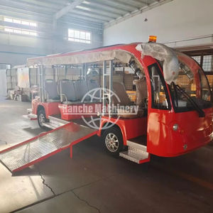 RC Utility Electric Shuttle Bus Eco Friendly Best Factory Price with Folding <b>Sunshade</b> From China HEN - Product Image 1