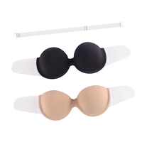 Soutien-gorge adhésif sans bretelles invisible sans armatures push-up pour femme