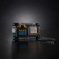 Carte de développement WAVGAT NodeMCU ESP8266 avec écran OLED de 0,96 pouce, module WiFi CH340G ESP-12F, USB TYPE-C