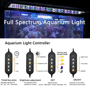 Nouvelle lampe <span class=keywords><strong>LED</strong></span> pour <span class=keywords><strong>aquarium</strong></span> à spectre complet 24/7 et simulateur d'aube/soleil couchant pour la croissance des plantes et l'aquascaping - Product Image 3
