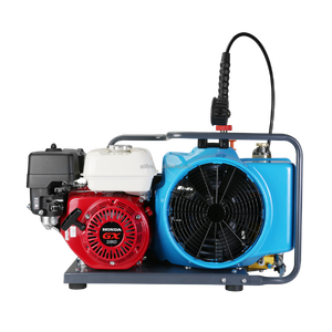 Compresseur d'air 100L 350bar, appareil respiratoire équipement pompier SCBA bouteille de gaz machine de remplissage Pertol/électrique - Product Image 2