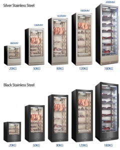 Restaurant commercial Dry Ager Cabinet Bœuf à température unique Âge sec Viande Réfrigérateur Affichage Verre Viande Vieillissement Machine pour <span class=keywords><strong>Dr</strong></span> - Product Image 1