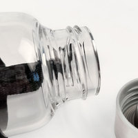 Bouteille d'eau en verre avec couvercle à vis et paille, 550 ml, 420 ml, 360 ml, 280 ml, bouteilles de sport anti-fuite, école pour enfants avec couvercle