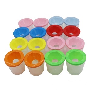 Plastic makeup paint brush cleaner Cup for Art Make up