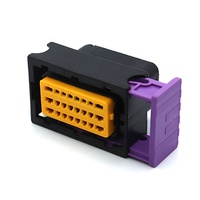 Caja de empalme para coche, carcasa de caja Ecu resistente al agua Ip65, Pcb automotriz de 24 Pines, AH7241C-1.5/2,8-21