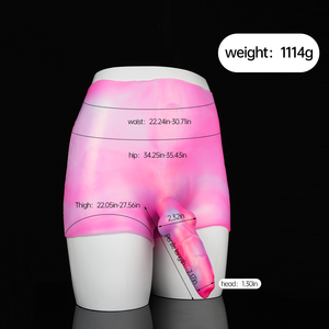 Nuevo Producto FAAK, Peso Neto 1114g, Modelo Grande de Pene de Silicona, Pantalones de Cuero Sintético, Juguetes Sexuales para Adultos, Productos para <span class=keywords><strong>Lesbianas</strong></span> - Product Image 2