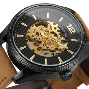 <span class=keywords><strong>Montre</strong></span>-bracelet mécanique squelette de conception royale pour hommes montres <span class=keywords><strong>à</strong></span> mouvement automatique lumineuses de luxe transparentes OEM de mode - Product Image 3