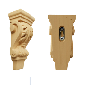 Traditionele Artistieke Houtsnijwerk Consoles Constructie Verfraaiing Deurbeugels Muur Accessoire Plank Buitenkant Hout Corbel - Product Image 5