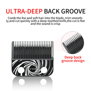 Koofex KF-0039เครื่องเล็มผมไฟฟ้า /usb, ใบมีดโกนหนวดเพชรสีดำ DLC ใบมีดคงที่ - Product Image 2