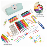 Kit de crochet DIY exquis JP, divers accessoires en laine, ensemble d'outils de tricot pour débutants