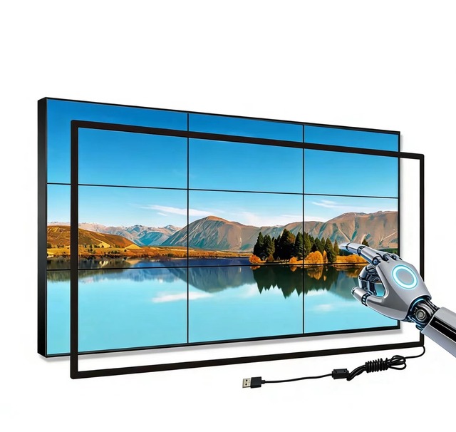 New 19-inch Ultra-Thin Infrared Touch IPS Screen Frame Commercial Display Multi-Touch USB ROHS IP65