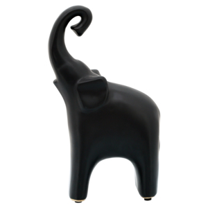Statuetta di elefante in ceramica, ornamento per la decorazione della casa, bagno, ufficio, soggiorno, scultura decorativa - Product Image 4
