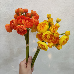 ช่อดอกขนาดเล็กทรงดอกบัว,ขนาดเล็กสำหรับตกแต่งผ้าไหม - Product Image 1