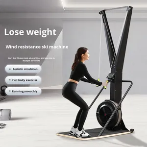 Simulateur <span class=keywords><strong>de</strong></span> <span class=keywords><strong>ski</strong></span> à Double bras à traction élevée Machine d'exercice aérobique <span class=keywords><strong>de</strong></span> gymnastique à domicile intérieure Résistance au vent Réduction <span class=keywords><strong>de</strong></span> la graisse <span class=keywords><strong>Station</strong></span> multifonctionnelle - Product Image 1