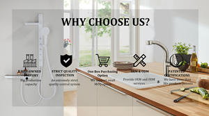 Đánh bóng Brass 4-chức năng tiếp xúc với vòi hoa sen vòi 10 inch Chrome mưa vòi sen đầu duy nhất xử lý phòng tắm vòi nước có tính năng gốm - Product Image 6