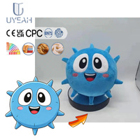 UYEAH EN71/CPC/GRS Peluche personnalisée en forme de pomme, mignonne, en coton, motif dessin animé, jouet en peluche doux, design personnalisé, cadeau