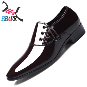 Nuevos Zapatos de Vestir Formales de Verano para Hombre, de PU Puntiagudos, Sin Cordones, Brillantes, Casuales, Transpirables, Duraderos, de Talla Grande, con Suela de Goma - Product Image 2