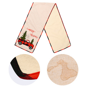 ของตกแต่งบ้านคริสต์มาสใหม่ ผ้าปูโต๊ะ ผ้ารองจาน ของตกแต่งบ้าน แผ่นรองจาน - Product Image 3