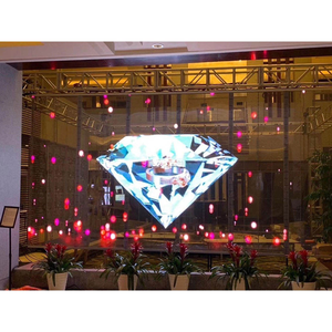 High storefront window Quality 1000x1000mm Transparent Flexible LED Thin-<b>Film</b> Display Panel Screen for worship Text Display - Product Image 6