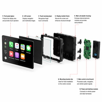 4+64GB Android 16 9 Inch Radio Mobil Head Unit Layar Sentuh Wireless CarPlay Android Auto Double DIN Stereo Mobil Navigasi