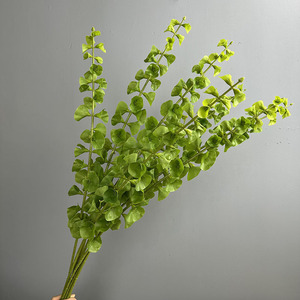 Petite plante artificielle fraîche en plastique, simulation de coquillage, branche unique, pour décoration intérieure, extérieure ou de bureau - Product Image 1