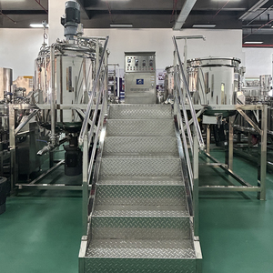 Miscelatore Omogeneizzatore Sottovuoto 300L per Creme e Lozioni con Riscaldamento a Doppio Mantello e Raschietto per Olio e Acqua - Product Image 2