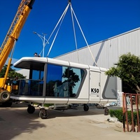 Maison de conteneur en acier modulaire Offre Spéciale Capsule spatiale étanche Petite maison pour l'Amérique et le Canada pour Villa et salle de bain Application