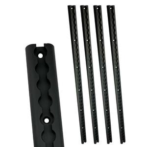 Sistema de Rieles en L de Aluminio de 3 pies (90 cm) de Longitud, Riel en L Redondeado para Logística, Accesorios para Rieles en L, Sistema de Fijación para Rieles en L - Product Image 1