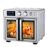 Four à micro-ondes et friteuse à air chaud électrique Aoja avec 10 programmes rapides prédéfinis, capacité 12L