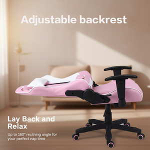 Haute qualité 180 degrés fille <span class=keywords><strong>Gamer</strong></span> chaise enfants chaise d'ordinateur rose chaise de jeu - Product Image 3