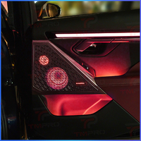 TMPRO 12PCS Couvre-haut-parleurs LED RGB Illuminés pour BMW Série 5 I5 G60 2024-2026 LHD/RHD Accessoires de Reéquipement d'Éclairage Ambiant Intérieur