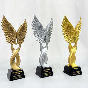 <span class=keywords><strong>Ali</strong></span> d'oro dei sogni <span class=keywords><strong>di</strong></span> cristallo resina <span class=keywords><strong>aquila</strong></span> trofeo premio Trophis con Base nera MH-NJ0794 - Product Image 4