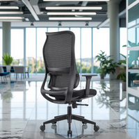 Chaise de bureau ergonomique moderne en maille avec broderie personnalisée, hauteur de siège réglable, design pivotant pour l'étude et les jeux