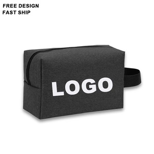 Bolsa de Viaje Portátil Personalizada con Cremallera Grande y Logotipo a Medida para Cosméticos, Aseo y Afeitado, Organizador Colgante para Hombres - Product Image 1