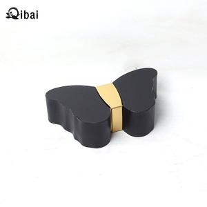 Scatola regalo farfalla Qibai disegnare scatola regalo fiore doppio strato con confezione singola a mano per san valentino - Product Image 5