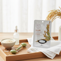 Protège-sommets maternité Corée du Sud à l'extrait de riz hydratant, éclaircissant, nourrissant et apaisant 50ml 10 feuilles à usage unique