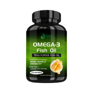 Factory Wholesale Omega 3 Fish Oil Softgels Molecularly Distilled Fish Oil Eynhealth Support for Brain Health <b>Supplement</b> Immune - Product Image 1
