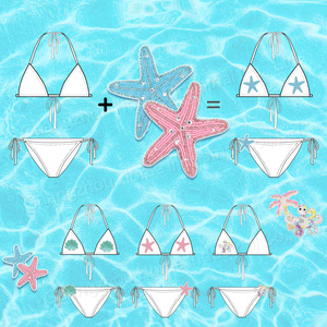 ชุดบอดี้สูทเลื่อมวิบวับ S770 สไตล์เซ็กซี่ แฟชั่นชุดว่ายน้ำบิกินี่สำหรับผู้หญิง ชุดชายหาดสไตล์มินิมอล - Product Image 6