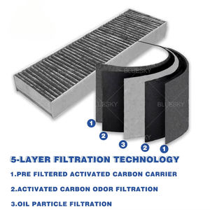 Pièces de filtre de hotte de cuisine Filtre à charbon pour <span class=keywords><strong>Bora</strong></span> <span class=keywords><strong>Pure</strong></span> PUAKF Basic BAKFS Charbon actif <span class=keywords><strong>S</strong></span> Cooker - Product Image 3