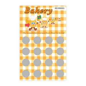 Tarjeta Rasca y Gana con Diseño de Pan, Premios Gratis, Tamaños Personalizados, Logotipo, Material, Impresión Serigráfica, Impresión de Tarjetas para Promoción y Tiendas - Product Image 2