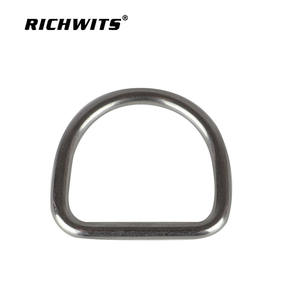 304 Stainless Steel D-Rings Various Semi-Circular Metal Bag Accessories with Webbing Buckles <b>Marine</b> <b>Hardware</b> - Product Image 4