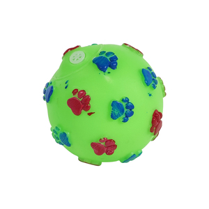 Pet oyuncaklar vinil sıkmak Squeak çıngırak topu Pet interaktif kedi köpek oyuncak top ses ile - Product Image 3