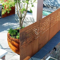 Jardinières surélevées en acier Corten écologiques pour l'extérieur, usage domestique, durables, noir rouillé, rouge, tailles personnalisables, améliorent l'esthétique