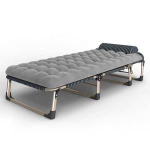 <span class=keywords><strong>Lit</strong></span> simple <span class=keywords><strong>pliable</strong></span> multifonctionnel et portable de grande taille avec matelas souple pour adultes, <span class=keywords><strong>lit</strong></span> de camping <span class=keywords><strong>pliable</strong></span> en métal - Product Image 2