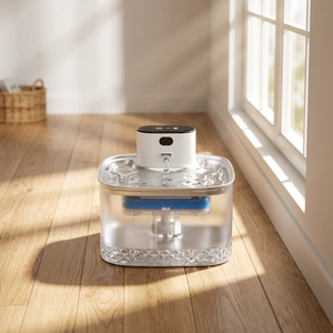 Fuente de Agua Automática Inalámbrica Moderna para Mascotas con Sistema de Filtración, Batería Recargable, Uso en Interiores para Gatos, Venta al Por Mayor - Product Image 1