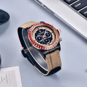 Pagani Thiết Kế PD-1732 Mới Nhất Quyến Rũ Thời Trang Tự Động Cơ Khí Đồng Hồ Đeo Tay Người Đàn Ông Da Cộng Với Nylon Ban Nhạc 100M Đồng Hồ Chống Thấm Nước - Product Image 3