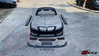 CLY Bumper Mobil untuk BMW 09-12 3 Seri E90 LCI Upgrade M4 Tubuh Kit Bumper Depan Belakang Bumper Fender CS Hood